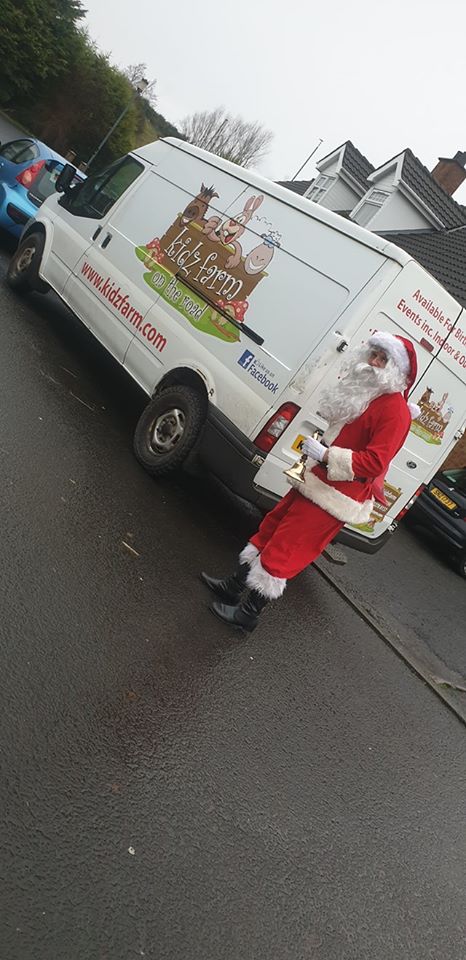 Read more about the article I’ll drive then will I Santa!! Dont get to comfortable in that van as we’ve a busy day ahead after a very late night sorting out naughty/nice list.??