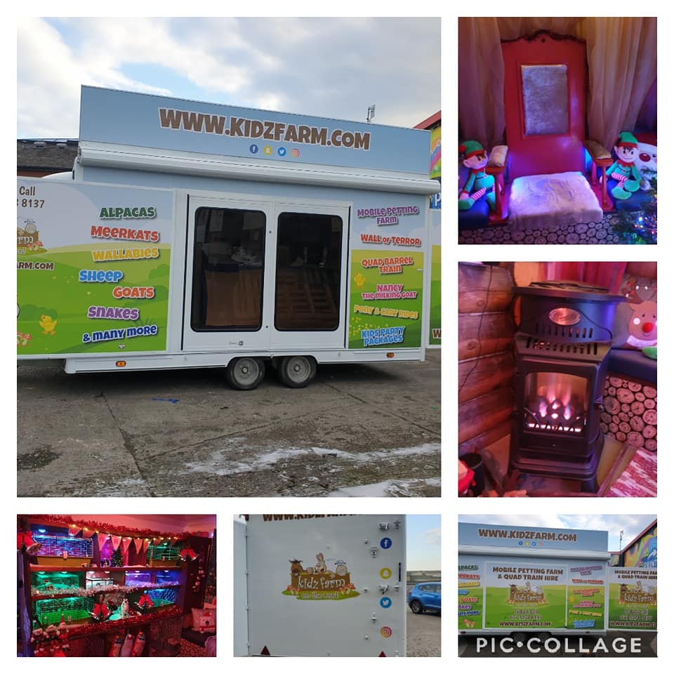 Read more about the article Can’t believe the transformation💕 Some before and after pics of Our Mobile Santas Grotto🎅✨